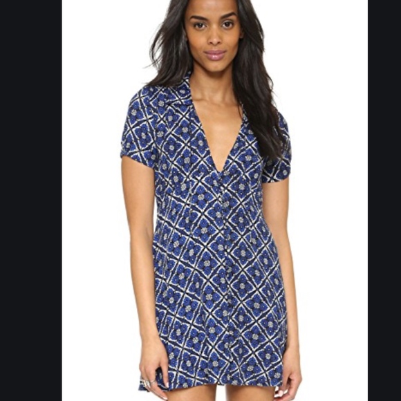 Free People Melody Printed Mini Dress - Picture 3 of 7